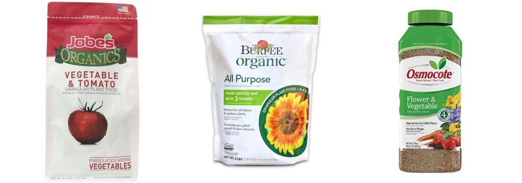 Fertilizer For Vegetable Garden Before Planting combined image