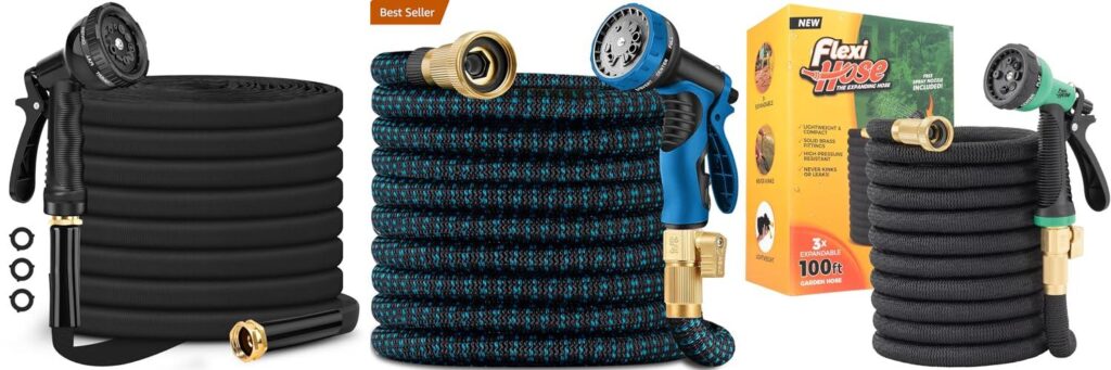 Flexible Garden Hose 100 Ft combined image