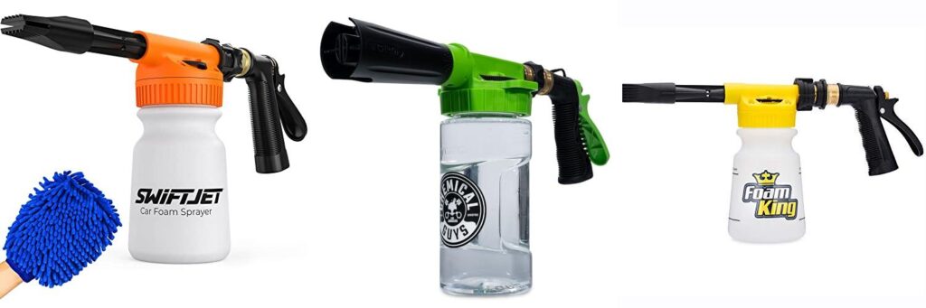 Foam Cannon For Garden Hose combined image