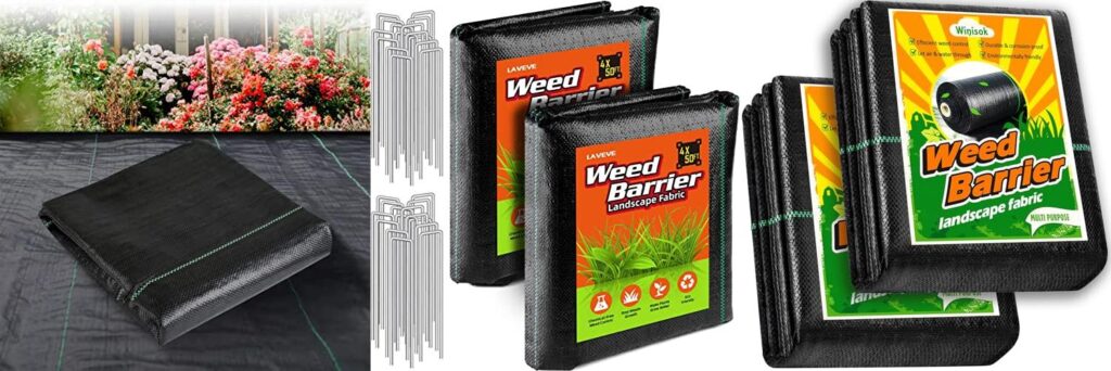 Garden Fabric For Weed Control combined image