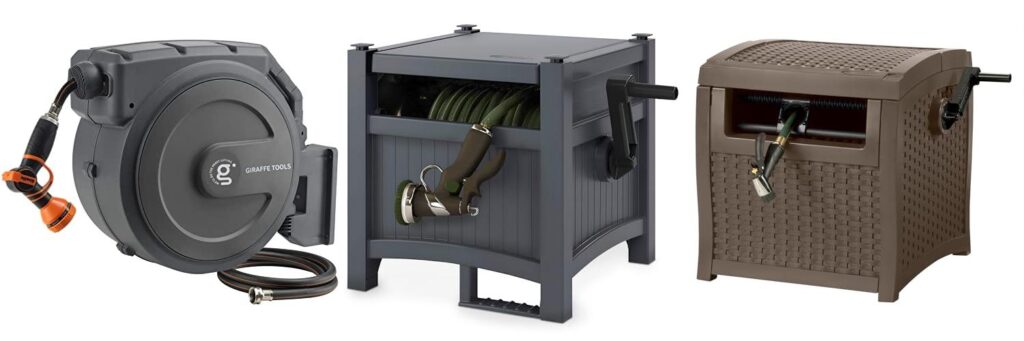 Garden Hose And Reel combined image