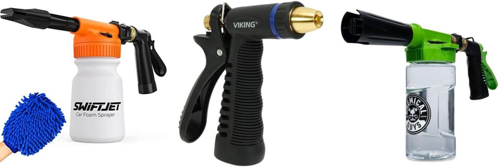 Garden Hose For Washing Car combined image