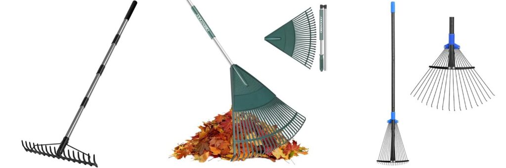 Garden Rakes combined image