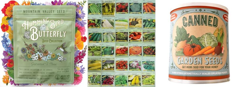 Top 5 Garden Seed Companies: Reviews and Buying Guide for Success 2 Garden Seed Companies combined image
