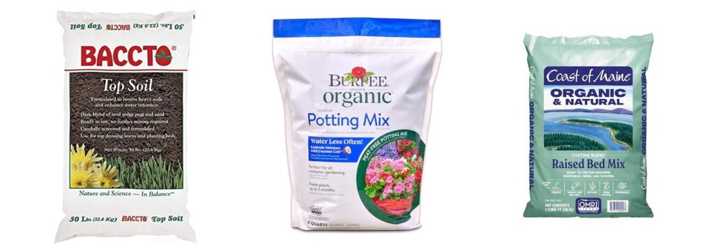 Garden Soil Mixture combined image
