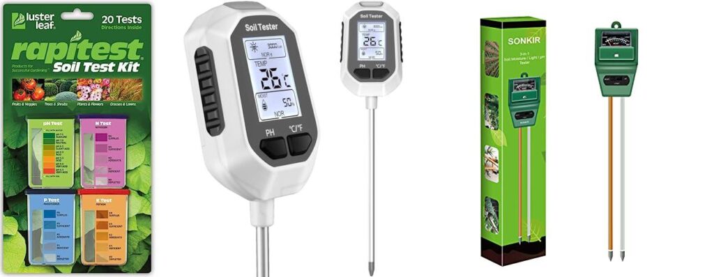 Garden Soil Tester combined image