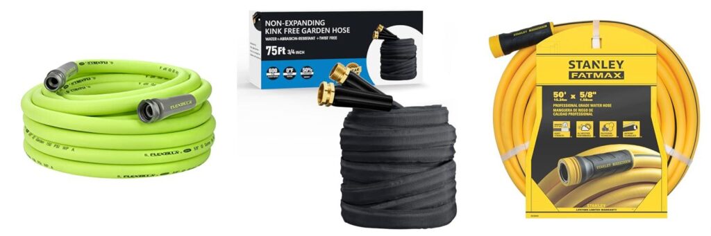 High Pressure Garden Hose combined image