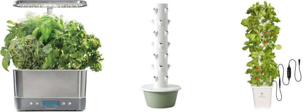 Hydroponic Tower Garden combined image