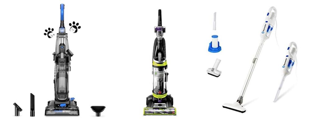 Inexpensive Pet Hair Vacuum combined image