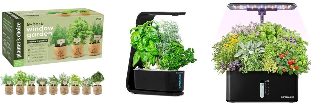 Kitchen Herb Garden combined image