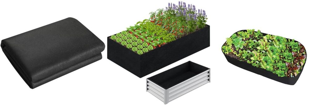 Liner For Raised Garden Bed combined image
