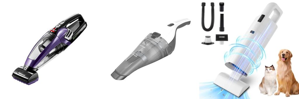 Mini Vacuum For Pet Hair combined image