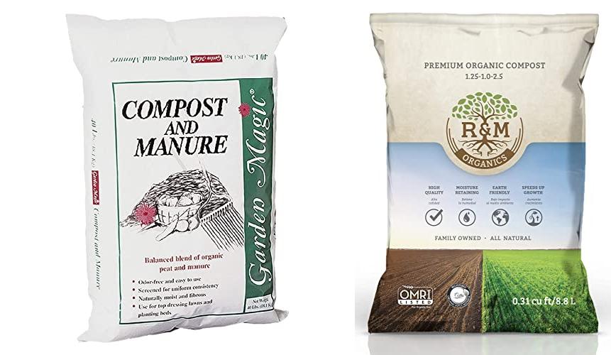 5 Best Organic Compost for Vegetable Gardens: A Review & Guide 12 Organic Compost For Vegetable Garden combined image