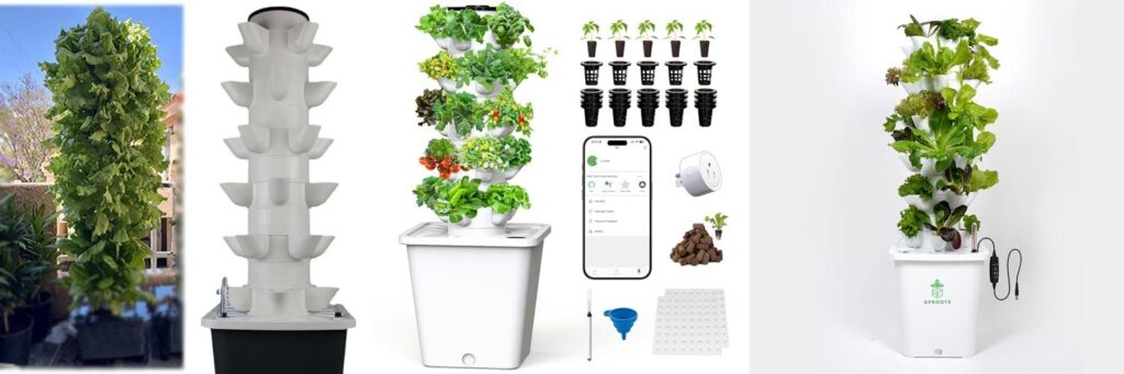 Outdoor Hydroponic Garden combined image