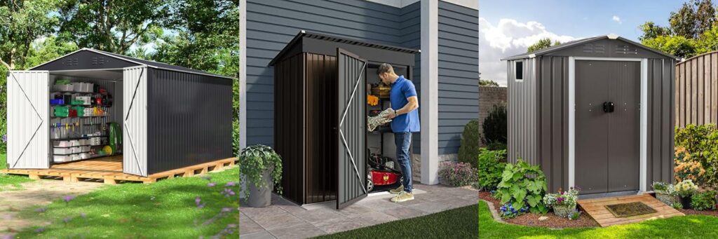 Place To Buy Garden Sheds combined image