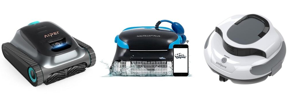 Pool Robot Vacuum combined image