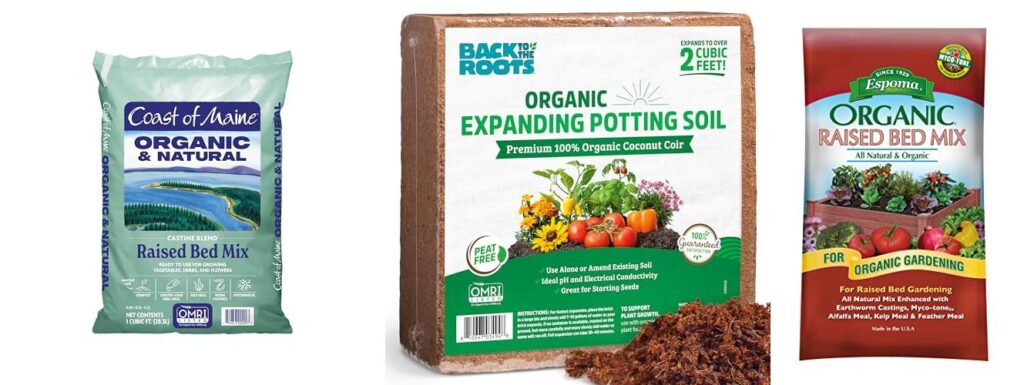 Raised Bed Garden Soil combined image