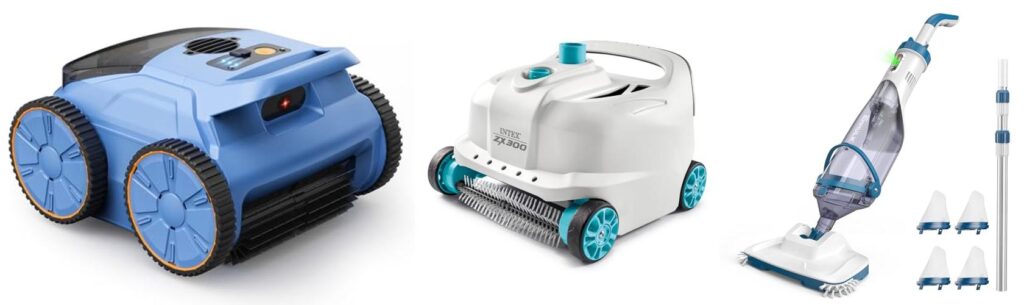 Rated Above Ground Pool Vacuum combined image