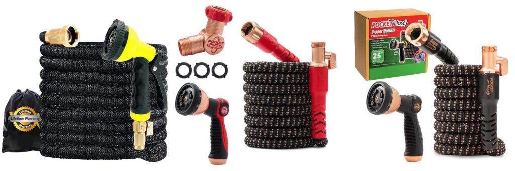 Rated Expandable Garden Hose combined image