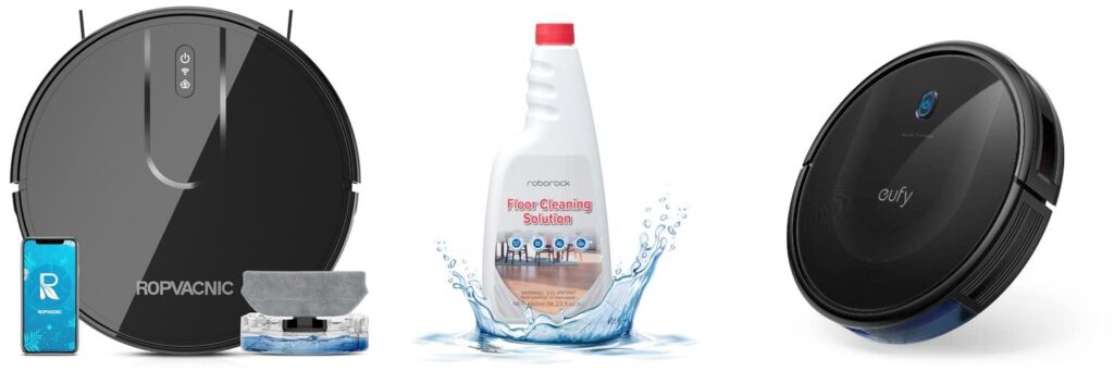 Robot Vacuum Cleaner For Hardwood Floors combined image