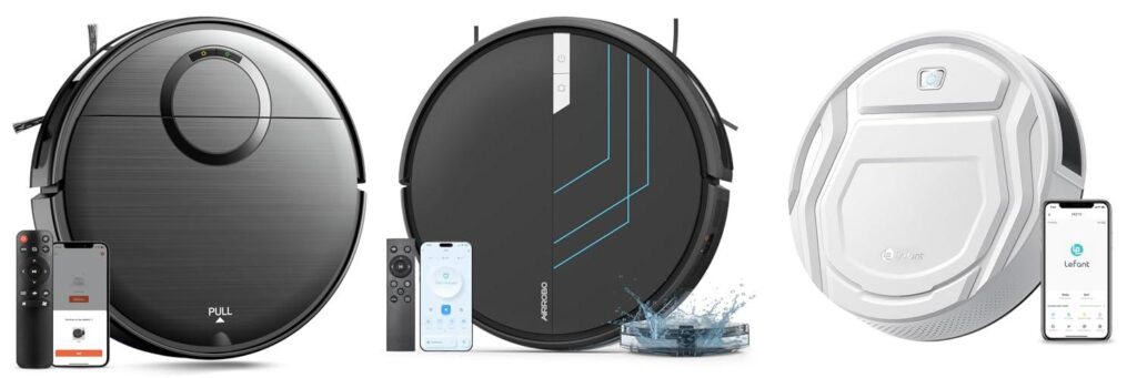 Robot Vacuum Cleaner Under 200 combined image