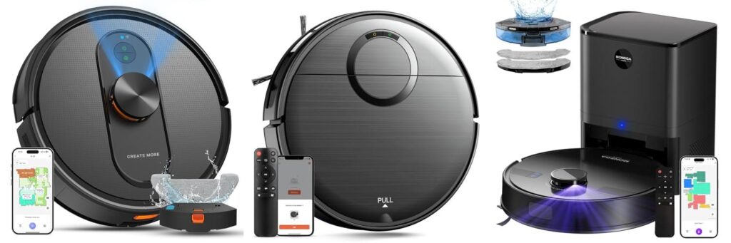Selling Robot Vacuum combined image