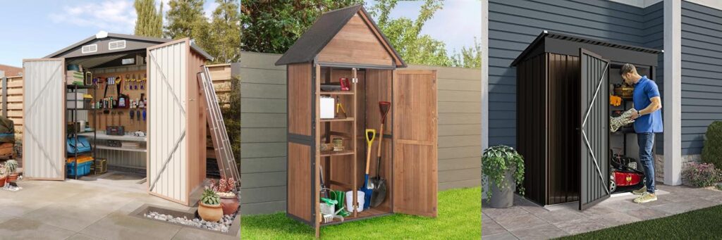 Size Garden Shed combined image