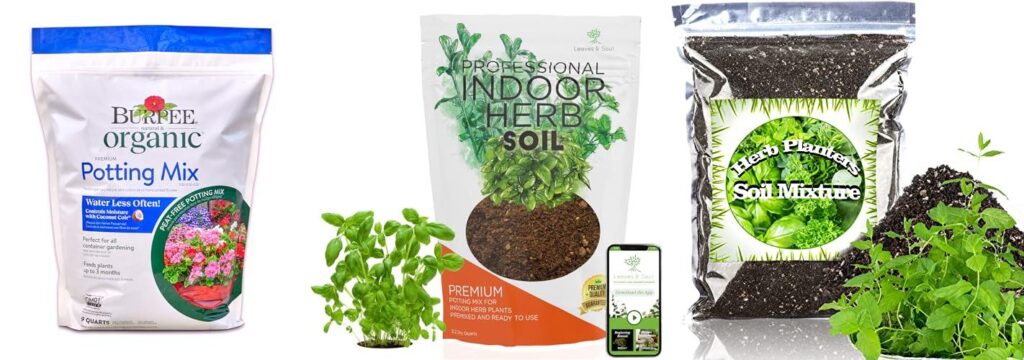 Soil For A Herb Garden combined image