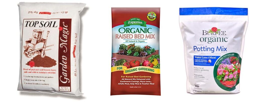 Soil For Above Ground Garden combined image