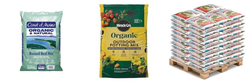 Soil Raised Garden Bed combined image