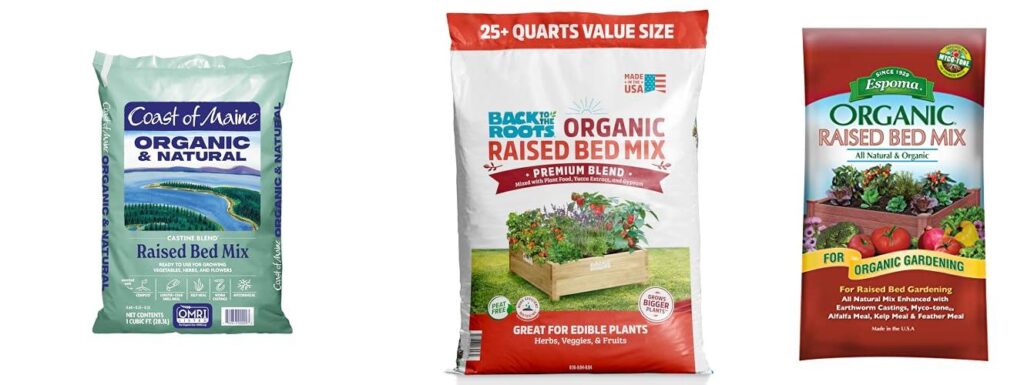 Top 5 Soil For Raised Garden Beds: Reviews, Buying Guide & Tips 2 Soil To Use For Raised Garden Beds combined image