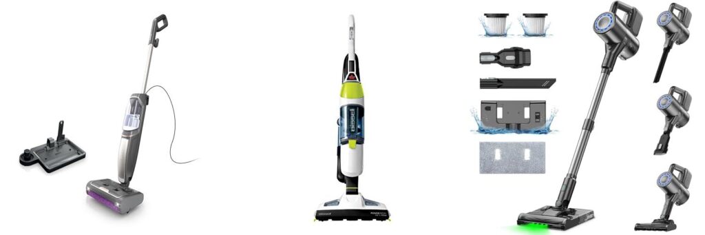 Steam Mop And Vacuum combined image