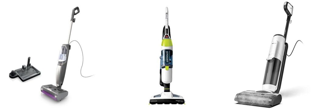 Steam Mop Vacuum combined image