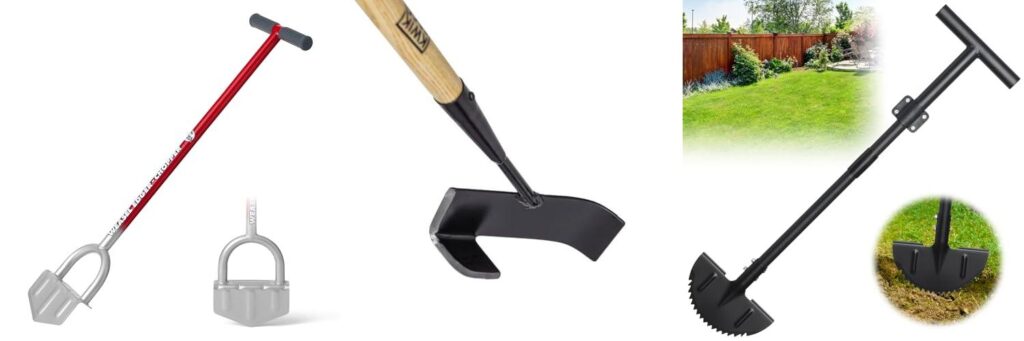 Tool For Edging Garden Beds combined image