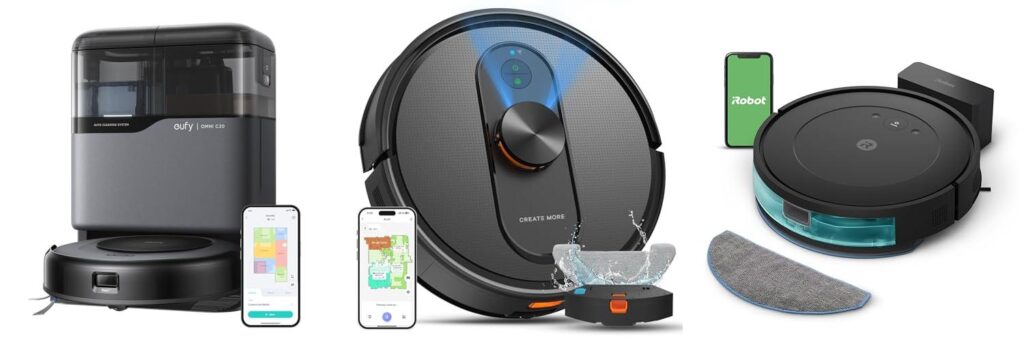 Vacuum And Mop Robot combined image