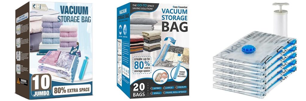 Vacuum Bags For Storage combined image