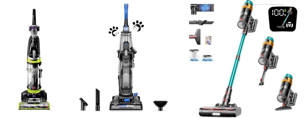 Vacuum For Hard Floors And Pet Hair combined image