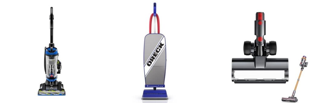 Vacuum Without Brush Roll combined image