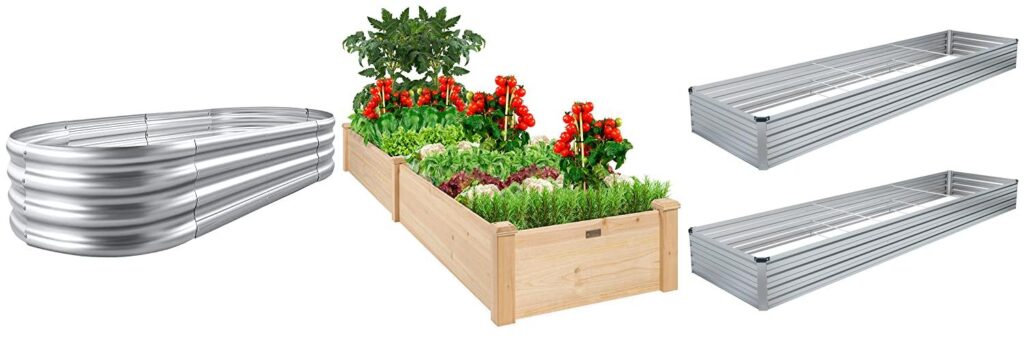 Vegetables For A Garden Box combined image