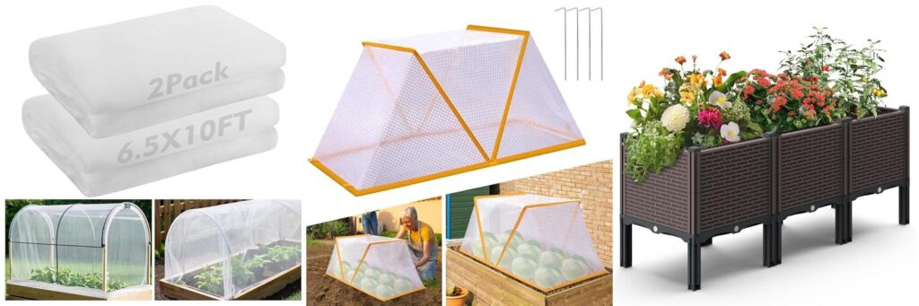 Vegetables To Plant In A Raised Garden Bed combined image