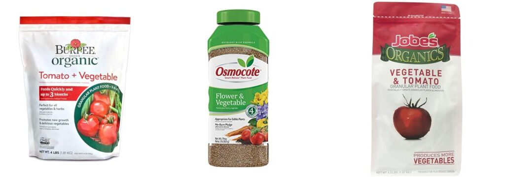 Veggie Garden Fertilizer combined image