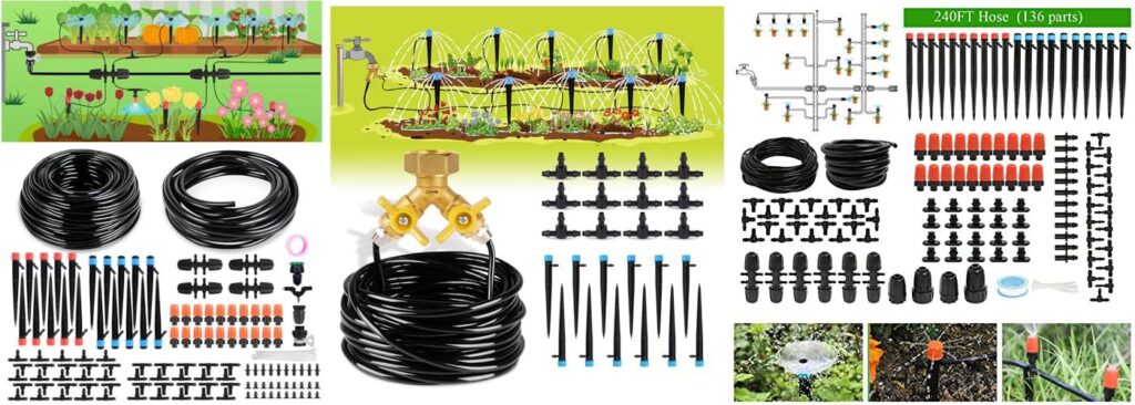 Watering System For Garden combined image