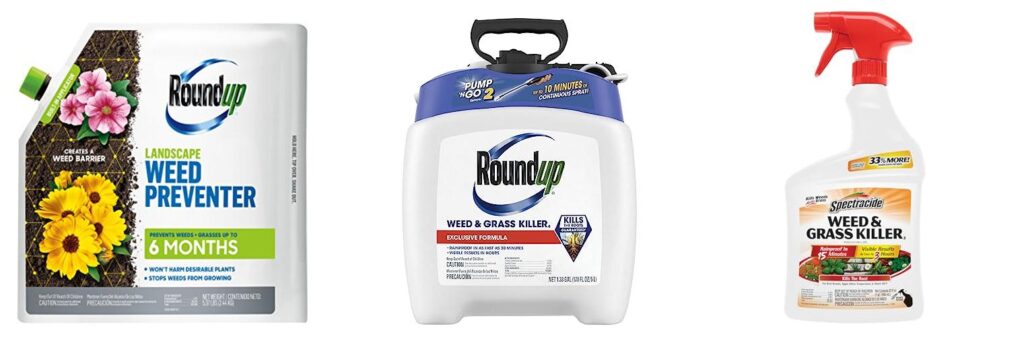 Weed Killer For Flower Garden combined image