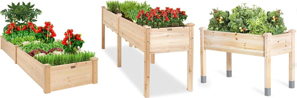Wood For Raised Garden Bed combined image