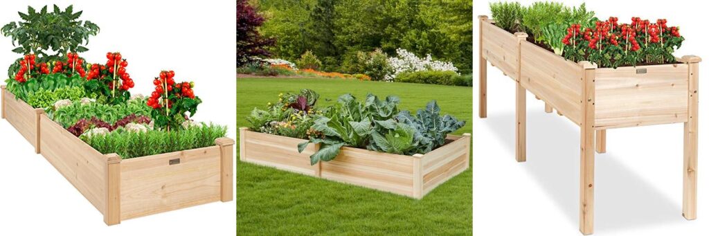 Wood For Raised Garden Beds combined image