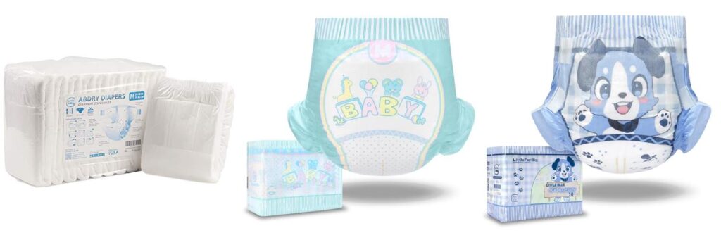 Top 5 ABDL Diapers: Reviews & Buyer's Guide for Comfort 56 Abdl Diaper combined image