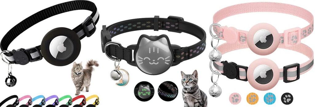 Airtag Cat Collar combined image