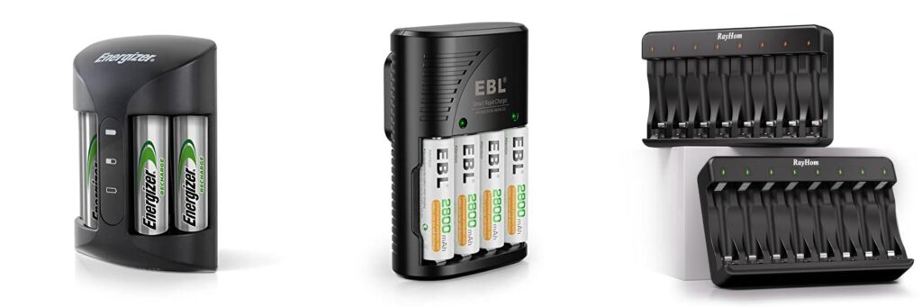 Battery Charger For Aa Batteries combined image