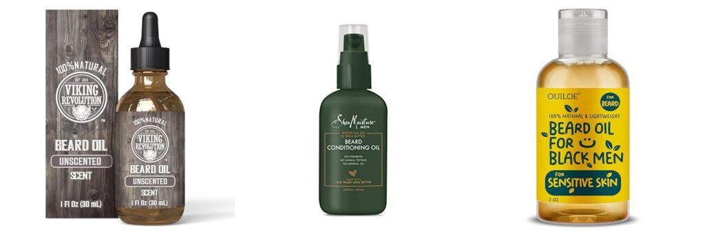 Beard Oil For Sensitive Skin combined image