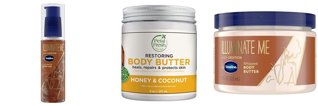 Body Butter For Black Skin combined image